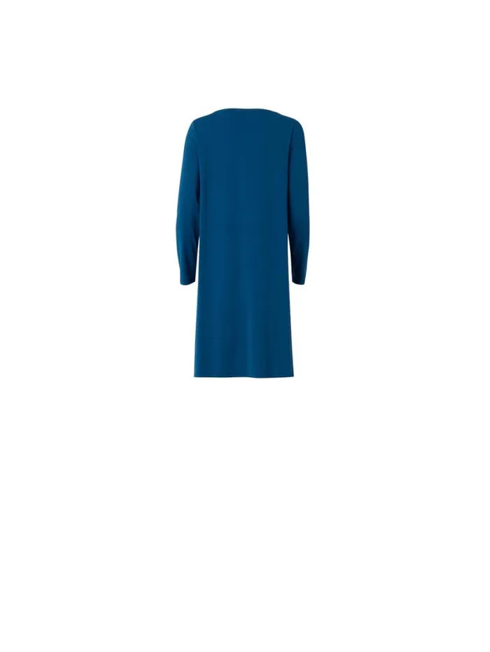 Eileen Fisher Extended Sizing 1X3X Fine Jersey Cowl Neck Dress Atlantis 8211 Shop