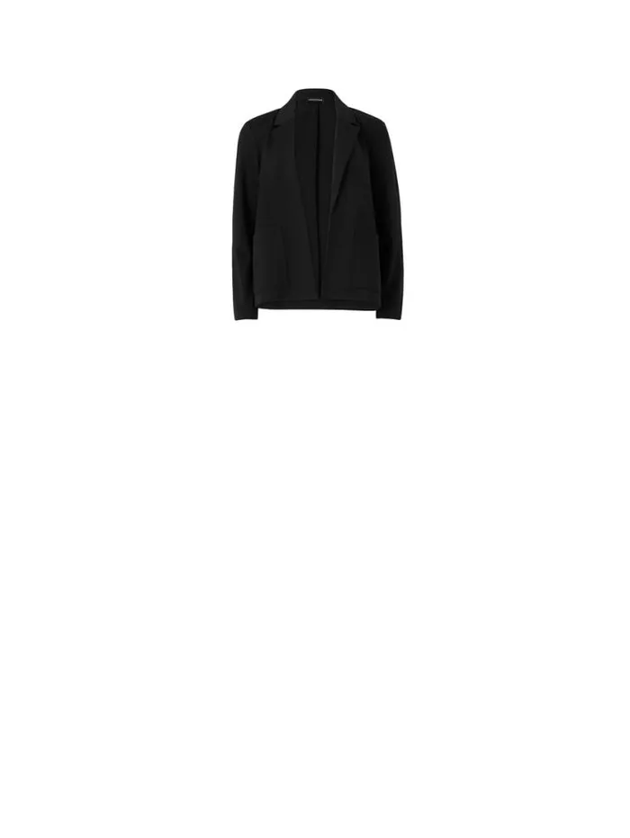 Eileen Fisher Jackets Coats and Vests Cotton Ponte Blazer Black 8211 Shop