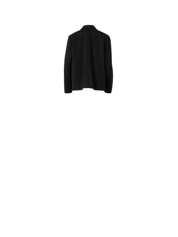 Eileen Fisher Jackets Coats and Vests Cotton Ponte Blazer Black 8211 Shop