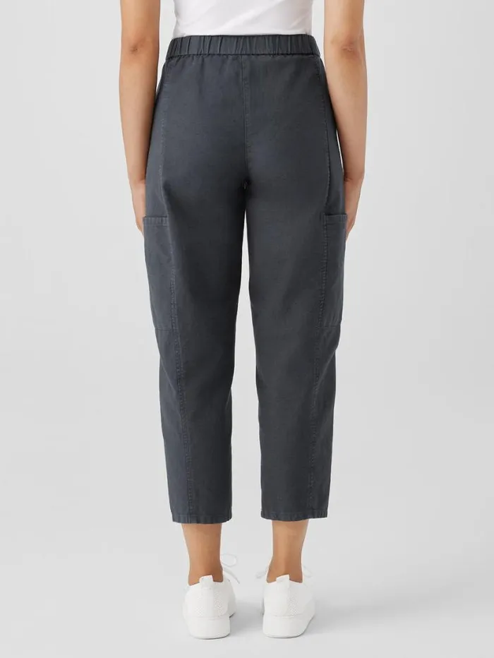 Eileen Fisher Pants Shorts and Jumpsuits Cotton Hemp Stretch Lantern Pant Black 8211 Shop