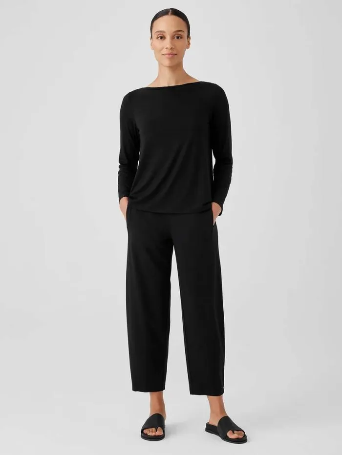 Eileen Fisher Pants Shorts and Jumpsuits Stretch Jersey Knit Lantern Pant Black 8211 Shop Eileen Fisher Pants Shorts and Jumpsuits Stretch Jersey Knit Lantern Pant Black 8211 Shop