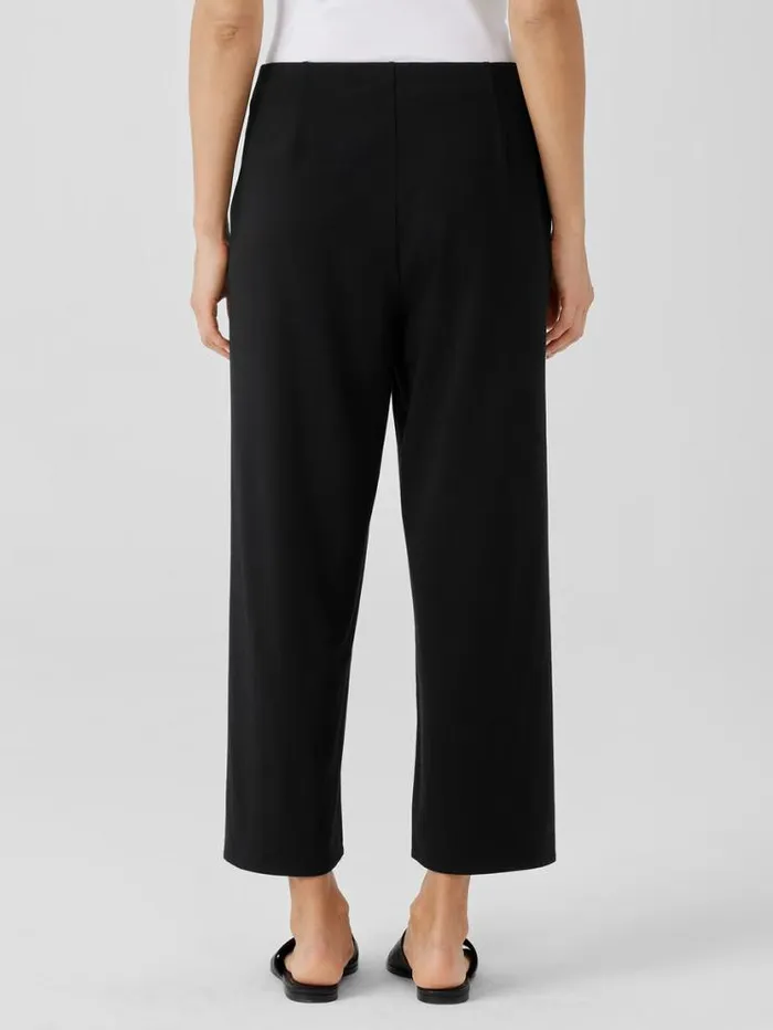 Eileen Fisher Pants Shorts and Jumpsuits Traceable Cotton Jersey Straight Pant Black 8211 Shop