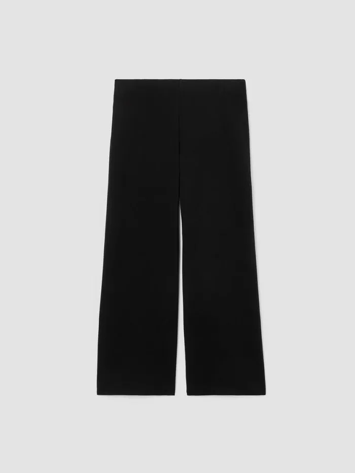Eileen Fisher Pants Shorts and Jumpsuits Traceable Cotton Jersey Straight Pant Black 8211 Shop