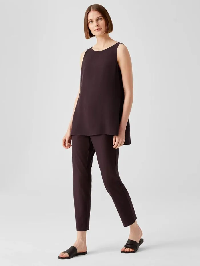 Eileen Fisher Pants Shorts and Jumpsuits Washable Stretch Crepe Slim Ankle Pant Cassis 8211 Shop Eileen Fisher Pants Shorts and Jumpsuits Washable Stretch Crepe Slim Ankle Pant Cassis 8211 Shop