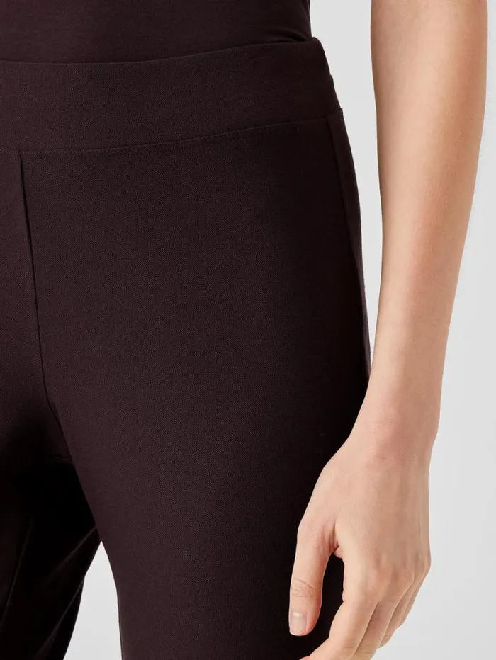 Eileen Fisher Pants Shorts and Jumpsuits Washable Stretch Crepe Slim Ankle Pant Cassis 8211 Shop