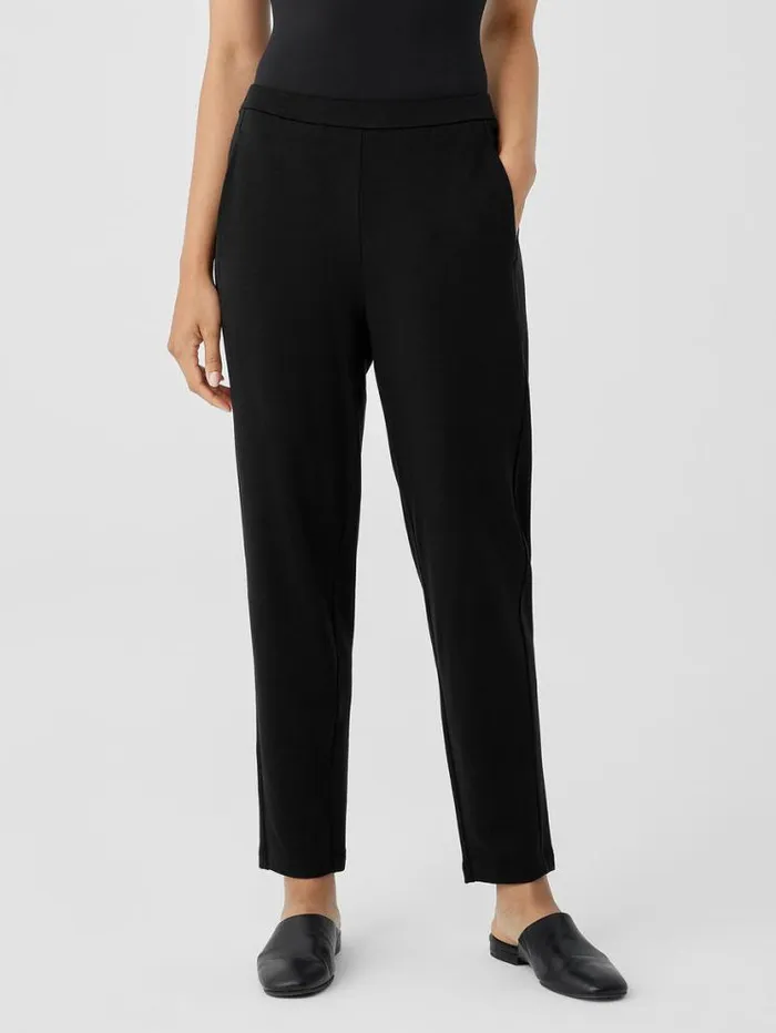 Eileen Fisher Petite Cozy Brushed Terry Hug Slouchy Pant Black 8211 Shop