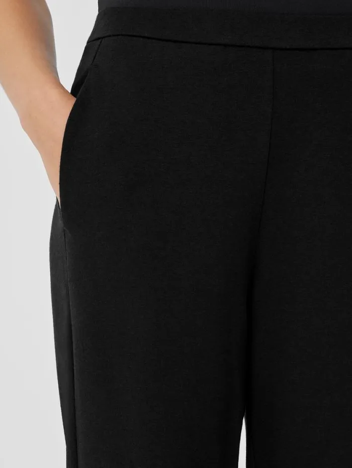 Eileen Fisher Petite Cozy Brushed Terry Hug Slouchy Pant Black 8211 Shop