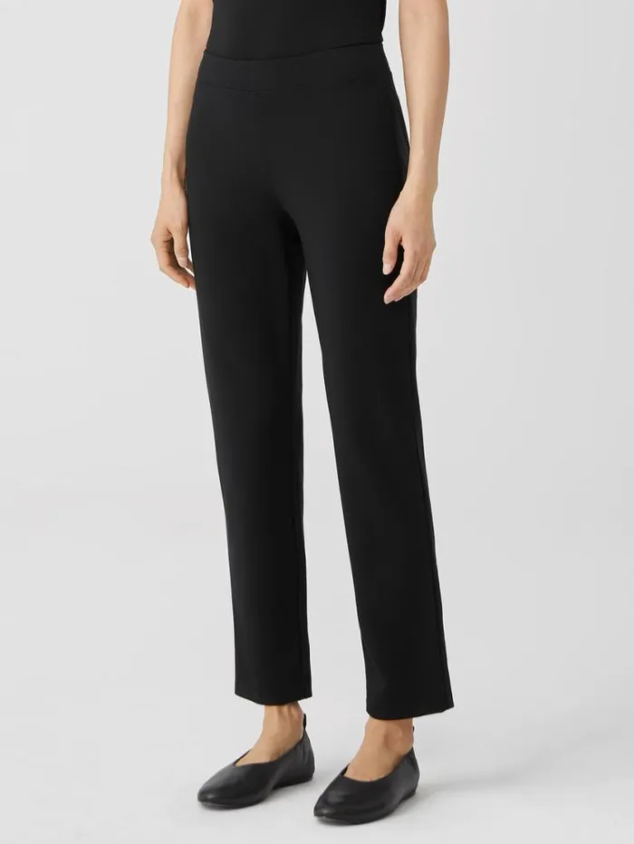 Eileen Fisher Petite Flex Ponte Pant Black 8211 Shop
