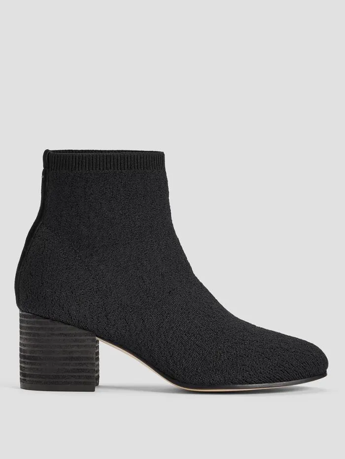 Eileen Fisher Shoes Oriel Recycled Stretch Knit Bootie Black 8211 Shop