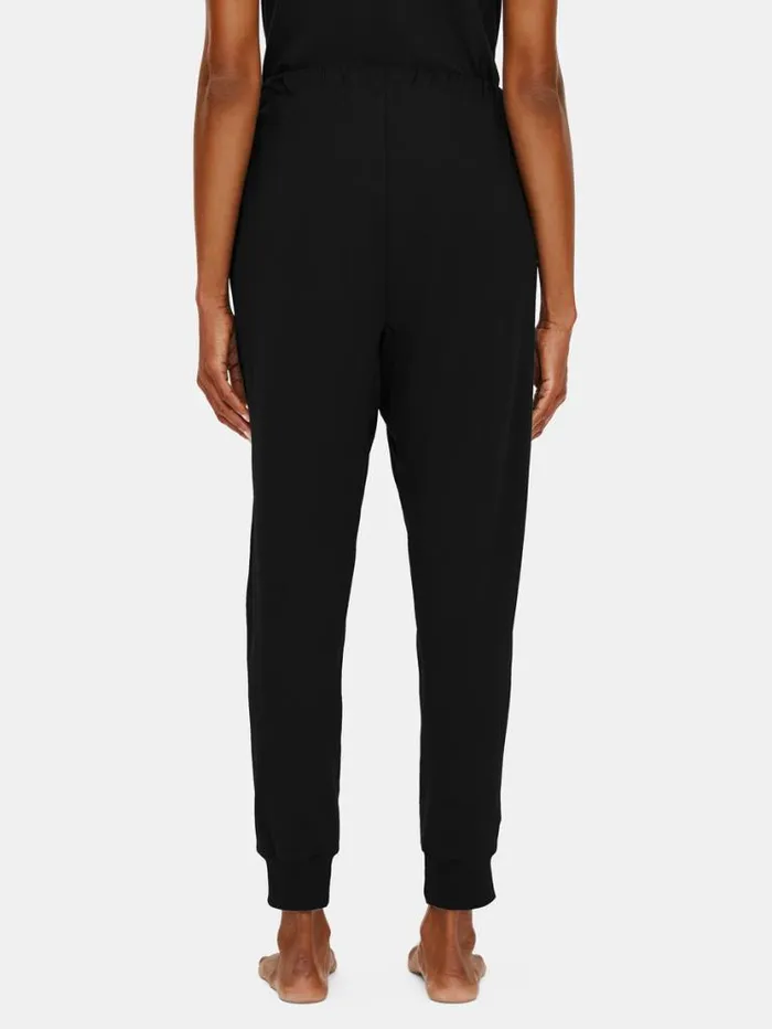 Eileen Fisher Sleepwear Organic Cotton Interlock Jogger Sleep Pant Black 8211 Shop