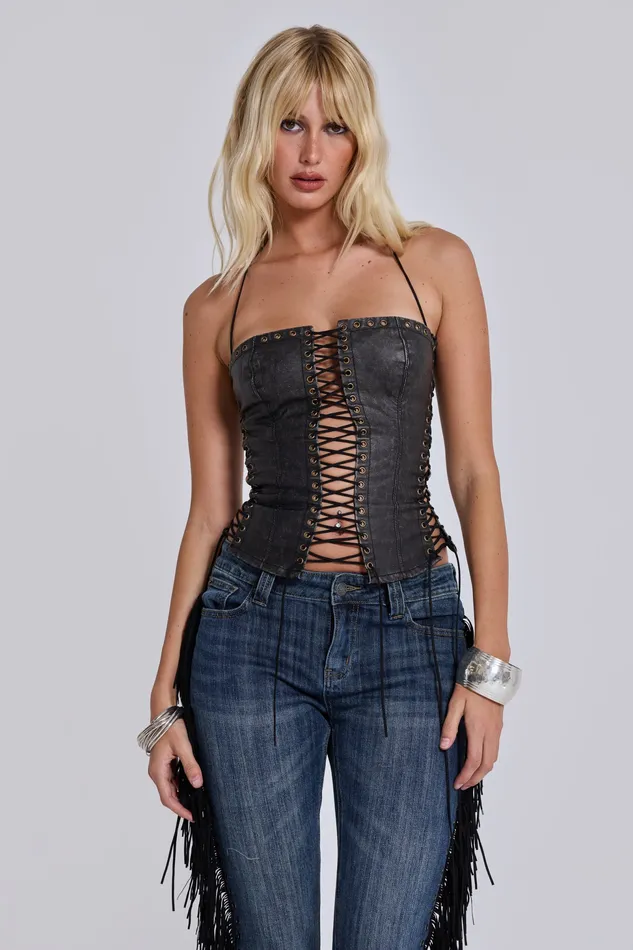 El Topo Fringe Bootcut Jeans Women Tops Jaded London