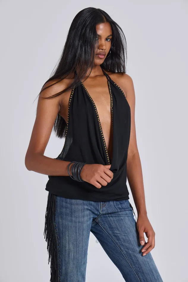 El Topo Fringe Bootcut Jeans Women Tops Jaded London
