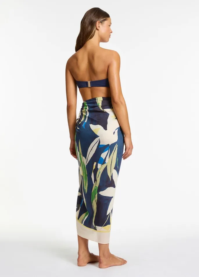 Fauna Long Sarong Ink Women JETS Australia Skirts and Sarongs