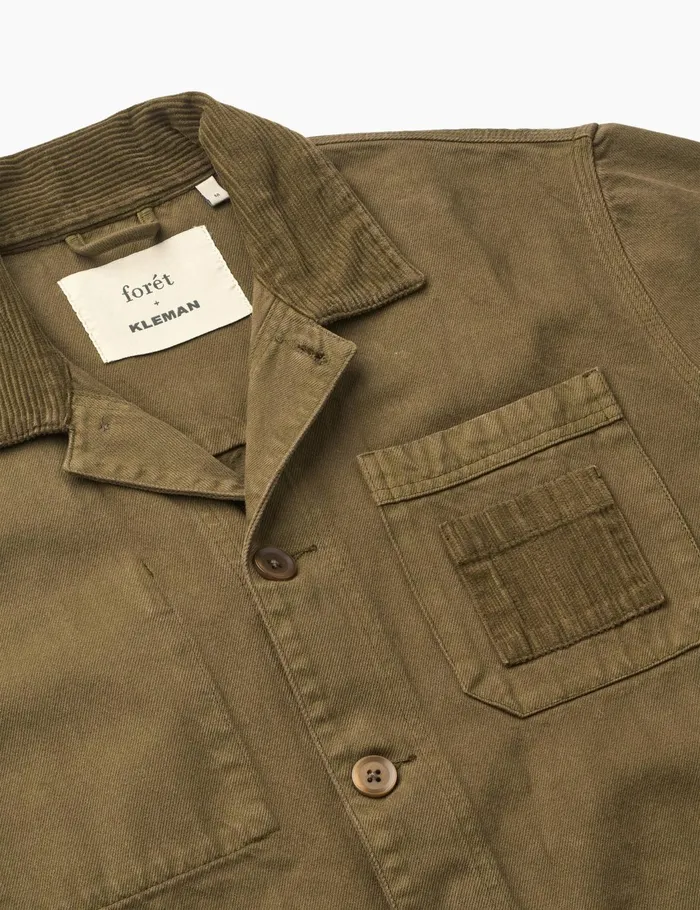 Fort Jackets FORT X KLEMAN OVERSHIRT Army 8211 Men Fort Jackets FORT X KLEMAN OVERSHIRT Army 8211 Men