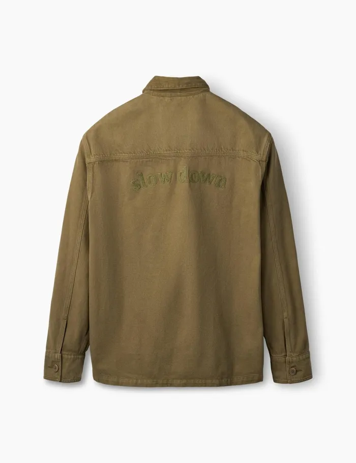 Fort Jackets FORT X KLEMAN OVERSHIRT Army 8211 Men Fort Jackets FORT X KLEMAN OVERSHIRT Army 8211 Men