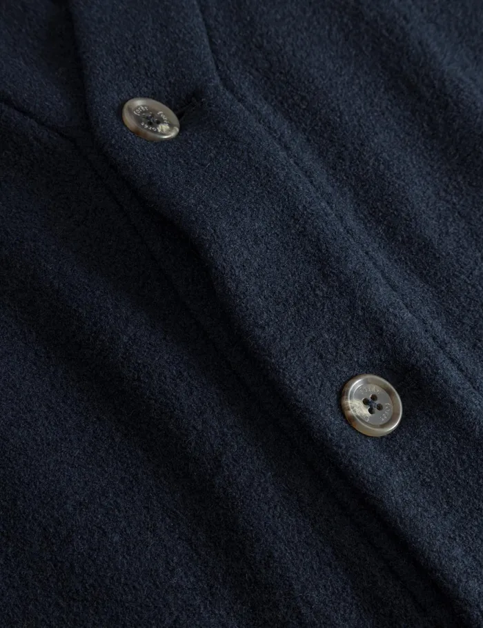 Fort Knitwear HILL WOOL CARDIGAN Navy 8211 Men
