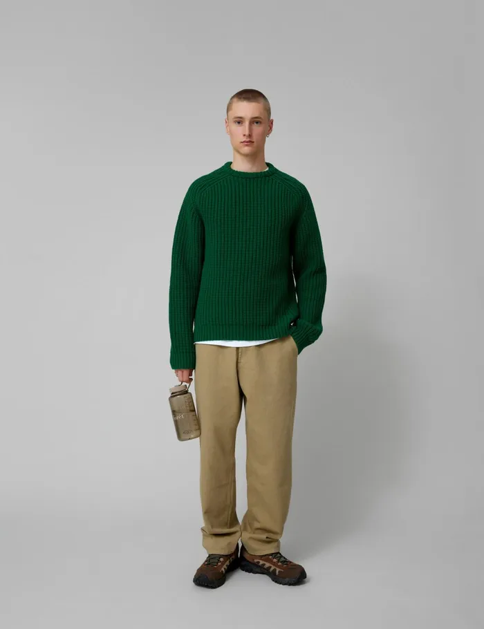 Fort Knitwear TRIP CHUNKY RIB KNIT Green 8211 Men