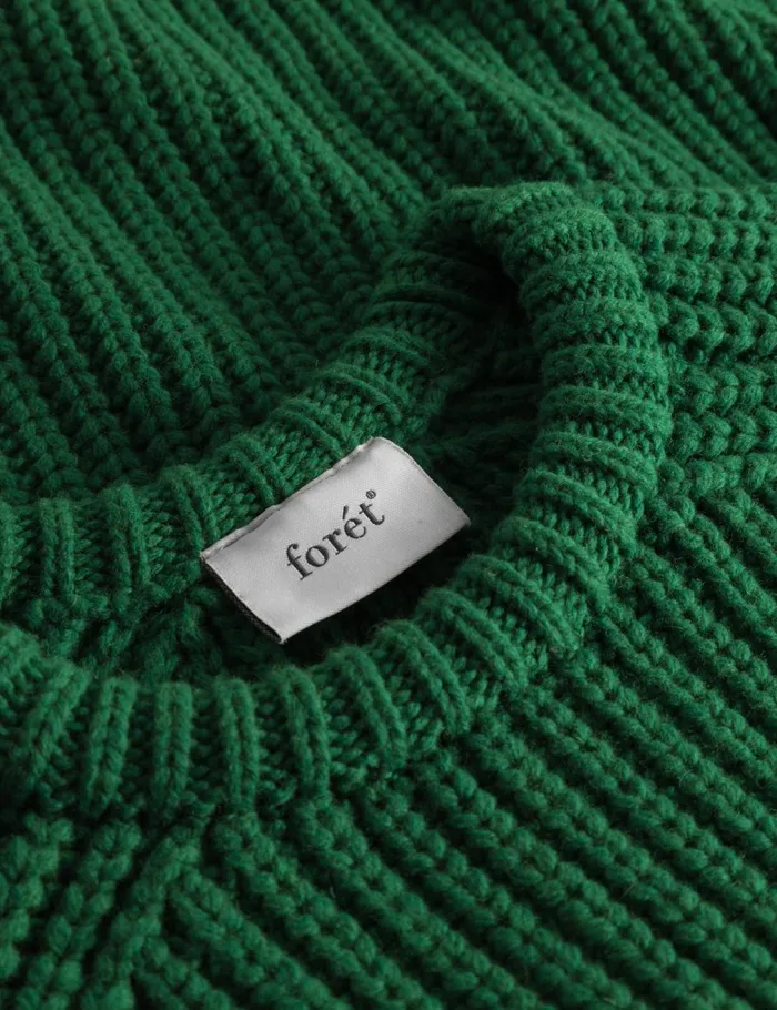 Fort Knitwear TRIP CHUNKY RIB KNIT Green 8211 Men