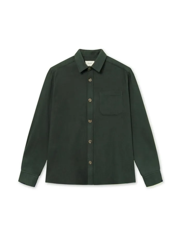 Fort Overshirts MAP FLANNEL SHIRT Dark Moss 8211 Men