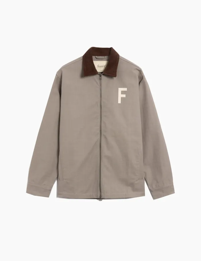 Fort Overshirts WIN ZIP JACKET Taupe 8211 Men