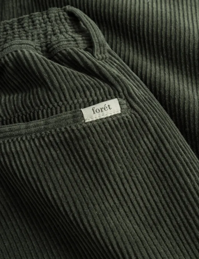 Fort Pants CLAY PANTS Dark Moss Corduroy 8211 Men