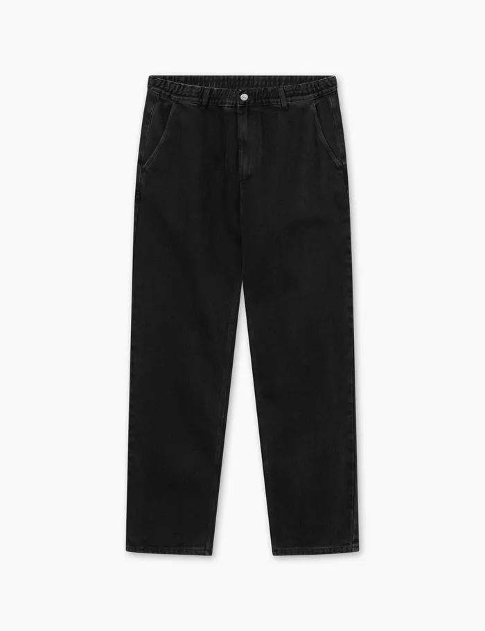Fort Pants CLAY PANTS Washed Black Denim 8211 Men