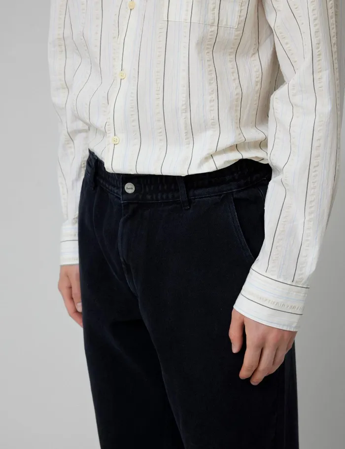 Fort Pants CLAY PANTS Washed Black Denim 8211 Men Fort Pants CLAY PANTS Washed Black Denim 8211 Men