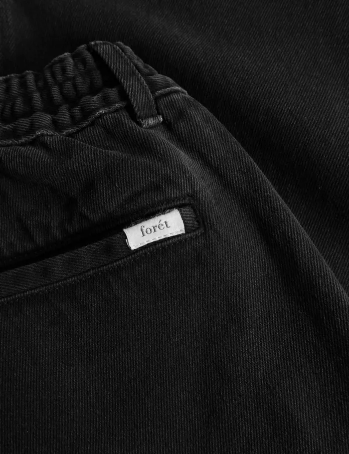Fort Pants CLAY PANTS Washed Black Denim 8211 Men Fort Pants CLAY PANTS Washed Black Denim 8211 Men