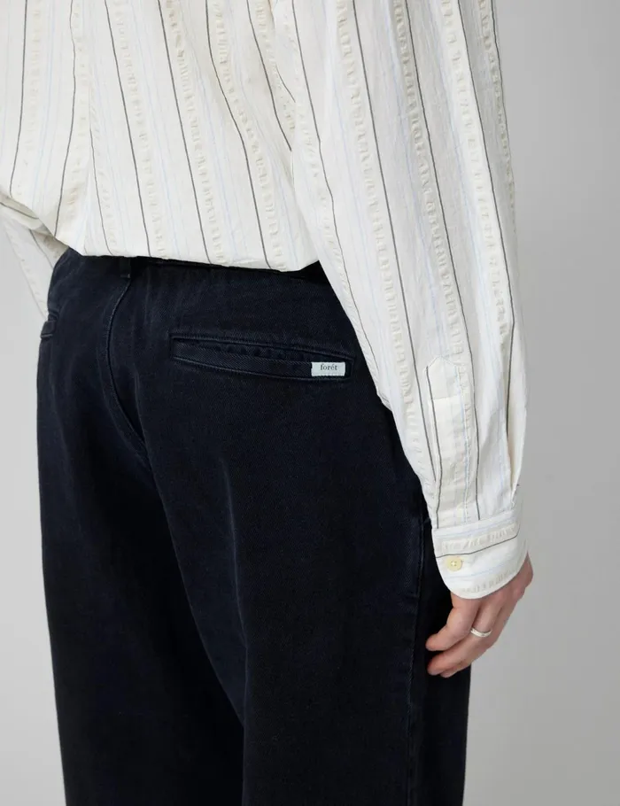 Fort Pants CLAY PANTS Washed Black Denim 8211 Men Fort Pants CLAY PANTS Washed Black Denim 8211 Men