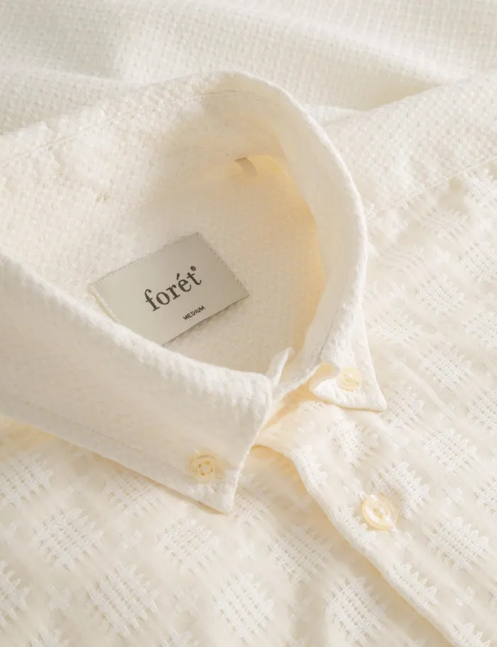 Fort Shirts DAWN JACQUARD MIX SHIRT Cloud 8211 Men Fort Shirts DAWN JACQUARD MIX SHIRT Cloud 8211 Men