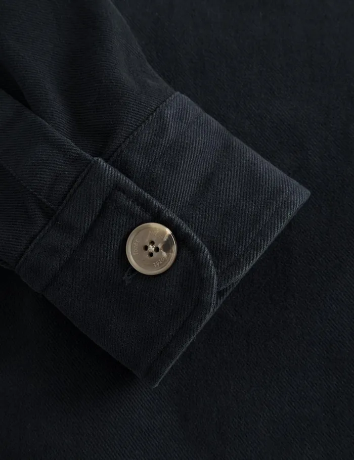 Fort Shirts FELLOW TWILL SHIRT Washed Black 8211 Men Fort Shirts FELLOW TWILL SHIRT Washed Black 8211 Men