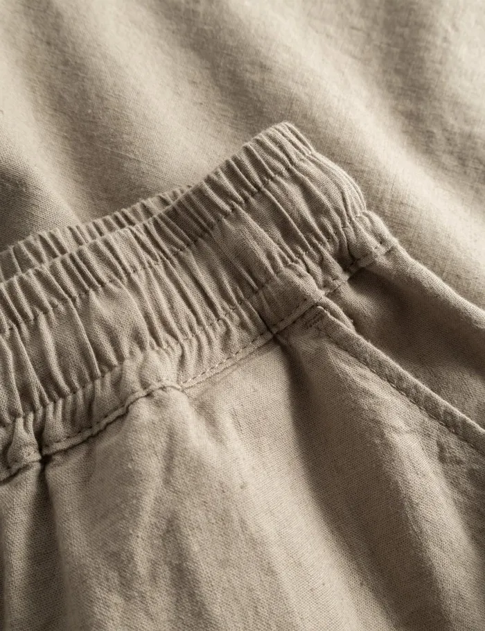Fort Shorts SERENE LINEN SHORTS Taupe 8211 Men Fort Shorts SERENE LINEN SHORTS Taupe 8211 Men