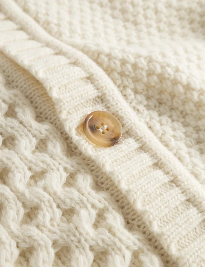Fort Sweatshirts HYBRID CABLE CARDIGAN Cloud 8211 Men Fort Sweatshirts HYBRID CABLE CARDIGAN Cloud 8211 Men