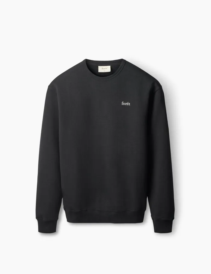 Fort Sweatshirts NOON SWEATSHIRT Black 8211 Men