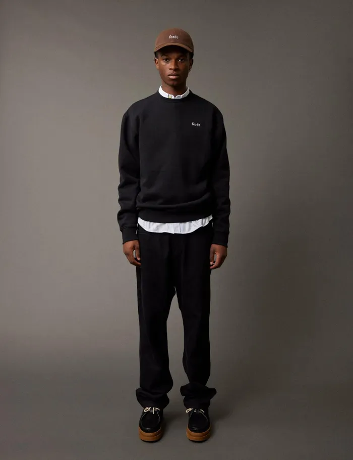 Fort Sweatshirts NOON SWEATSHIRT Black 8211 Men Fort Sweatshirts NOON SWEATSHIRT Black 8211 Men