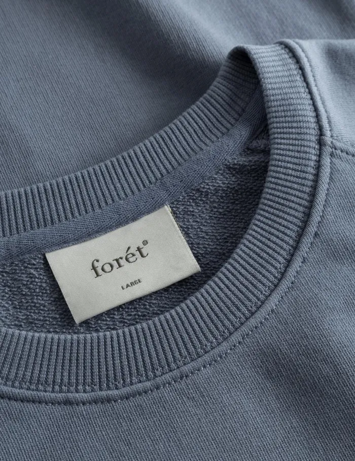 Fort Sweatshirts SPRUCE SWEATSHIRT Vintage Blue 8211 Men Fort Sweatshirts SPRUCE SWEATSHIRT Vintage Blue 8211 Men