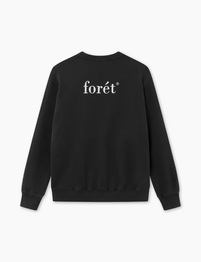 Fort Sweatshirts STILL SWEATSHIRT Washed Black 8211 Men Fort Sweatshirts STILL SWEATSHIRT Washed Black 8211 Men