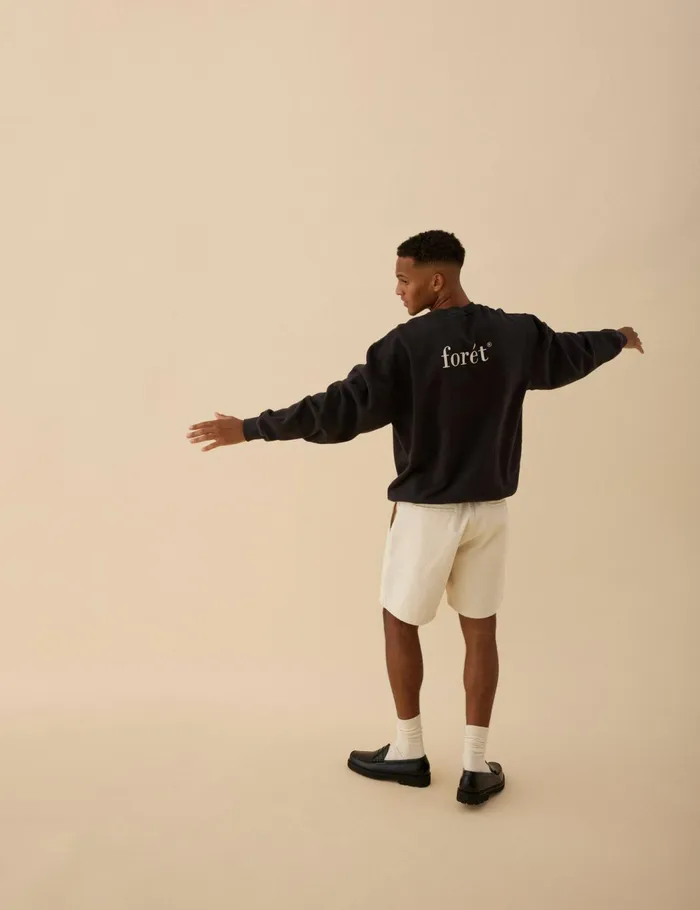 Fort Sweatshirts STILL SWEATSHIRT Washed Black 8211 Men Fort Sweatshirts STILL SWEATSHIRT Washed Black 8211 Men
