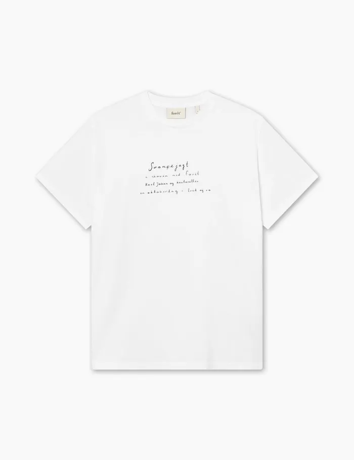 Fort TShirts SVAMPEJAGT TSHIRT Whiteblack 8211 Men