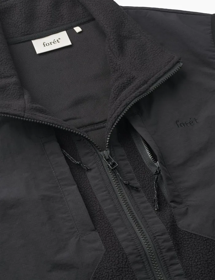 Fort Vests PICNIC POLARTEC FLEECE VEST Black 8211 Men