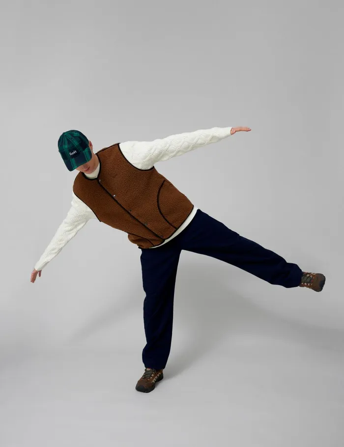 Fort Vests TULIP SHERPA FLEECE VEST Brown 8211 Men Fort Vests TULIP SHERPA FLEECE VEST Brown 8211 Men