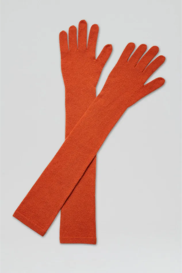 Gloves CASHMERE GLOVES BURNT Scanlan Theodore Women Gloves CASHMERE GLOVES BURNT Scanlan Theodore Women