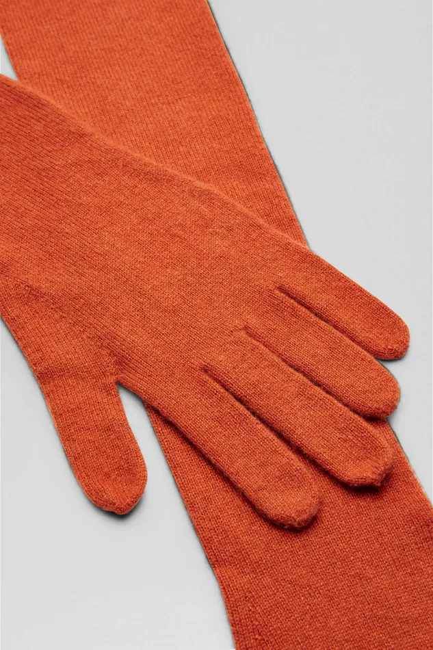 Gloves CASHMERE GLOVES BURNT Scanlan Theodore Women Gloves CASHMERE GLOVES BURNT Scanlan Theodore Women