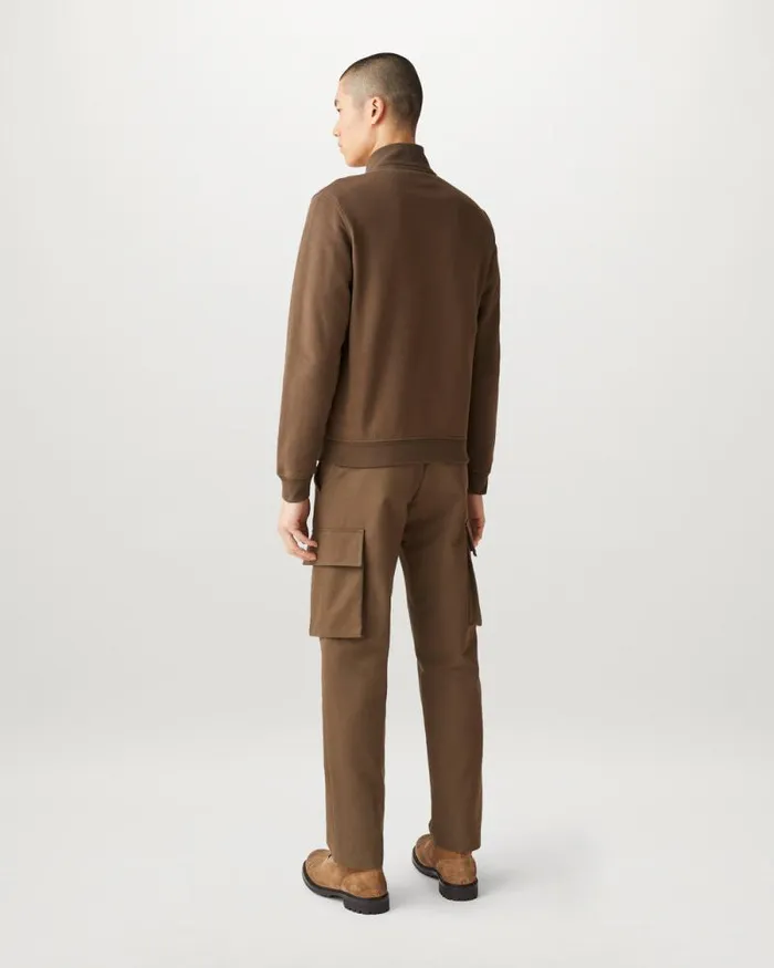 Hoodies and Sweatshirts Men Belstaff Belstaff Full Zip Sweatshirt Clay Brown Hoodies and Sweatshirts Men Belstaff Belstaff Full Zip Sweatshirt Clay Brown