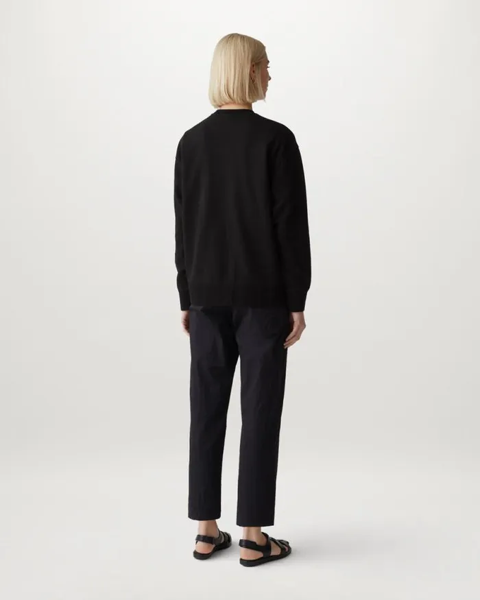 Hoodies and Sweatshirts Women Belstaff Centenary Micro Logo Sweatshirt Black British Khaki