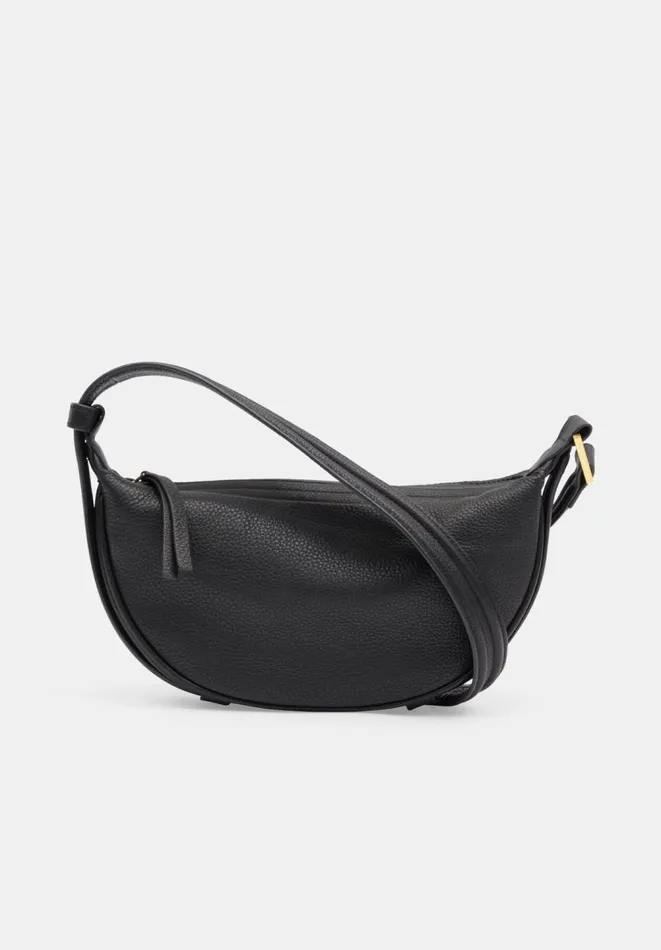 Hush Bags Women Rory Crescent Leather Crossbody Bag Black