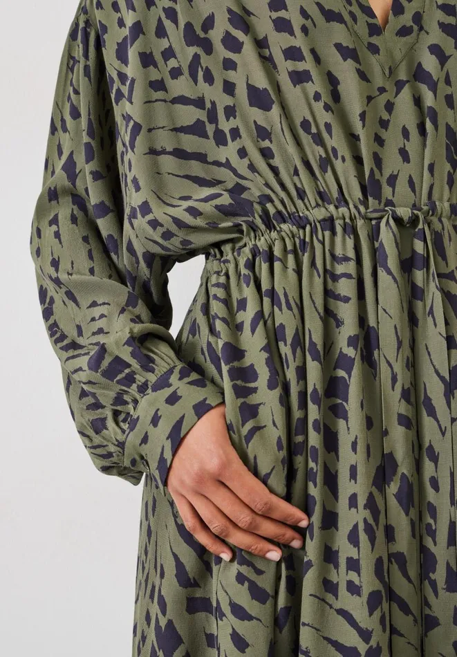 Hush Dresses Women Aimee Oversized Maxi Dress Khaki Mark