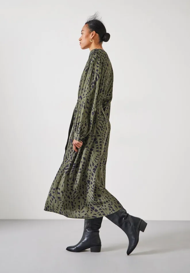 Hush Dresses Women Aimee Oversized Maxi Dress Khaki Mark
