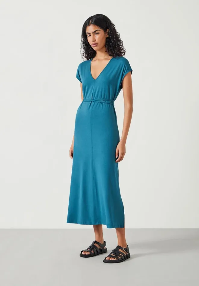 Hush Dresses Women Annabella Jersey Midi Dress Teal Green
