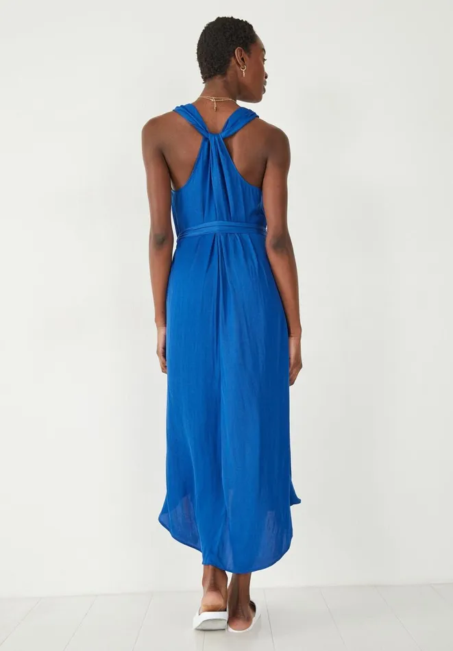 Hush Dresses Women Catharina Twist Back Midi Dress Bright Blue